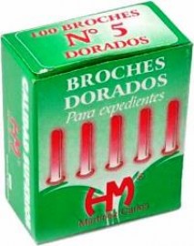 BROCHES DORADO N° 5
